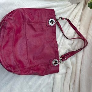 Fuscia Coach Purse